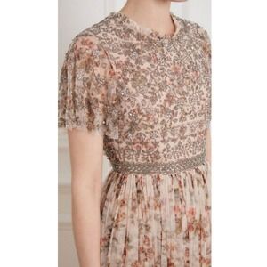 Needle & Thread Andromeda Embellished Maxi-Dress Size 6